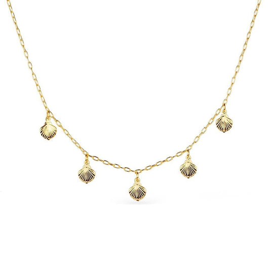 Colar Lilith Allure Dourado de Concha / Lilith Allure Gold Shell Necklace