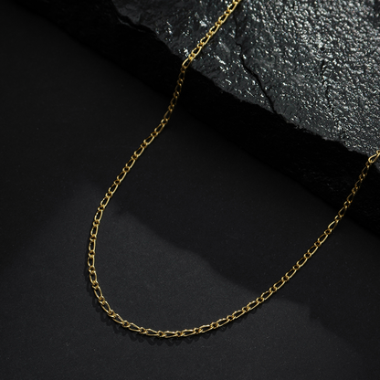 Corrente Lilith Allure Dourada Masculina Elo 1 por 1 / Lilith Allure Men's Gold Chain 1 by 1