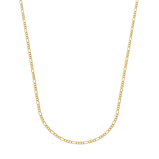 Corrente Lilith Allure Dourada Masculina Elo 3 por 1 - 3mm / Lilith Allure Gold-Plated Men's Chain 3 by 1 - 3mm