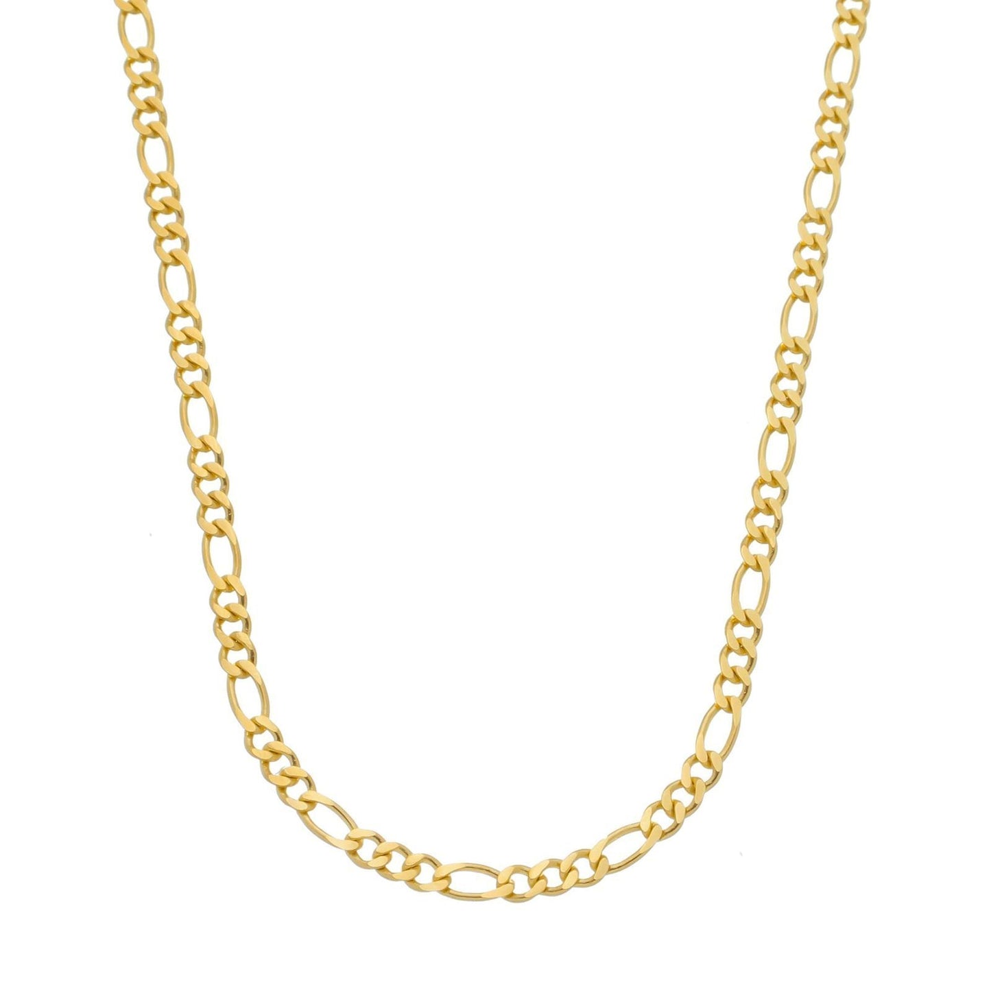 Corrente Lilith Allure Dourada Masculina Elo 3 por 1 - 4mm / Lilith Allure Gold-Tone Men's Chain 3 by 1 - 4mm
