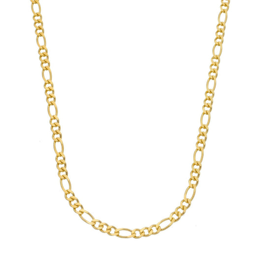 Corrente Lilith Allure Dourada Masculina Elo 3 por 1 - 4mm / Lilith Allure Gold-Tone Men's Chain 3 by 1 - 4mm