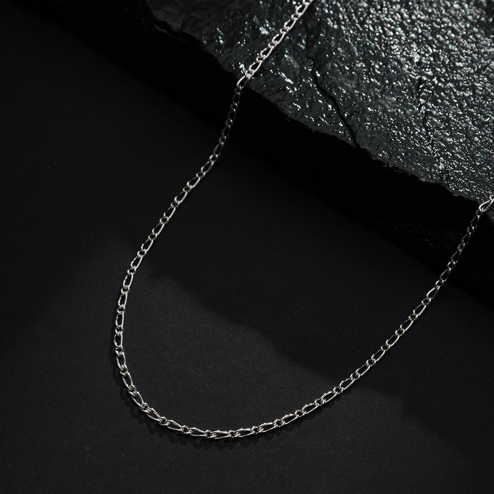 Corrente Lilith Allure Prateada Masculina Elo 1 por 1 / Lilith Allure Silver Men's Chain 1 by 1 Link