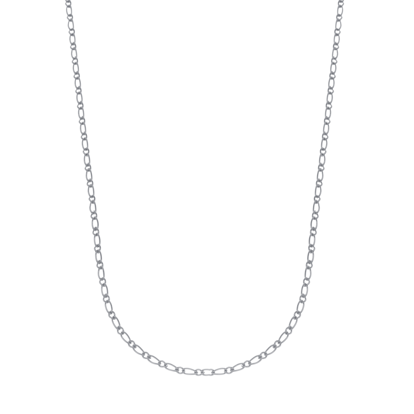 Corrente Lilith Allure Prateada Masculina Elo 1 por 1 / Lilith Allure Silver Men's Chain 1 by 1 Link