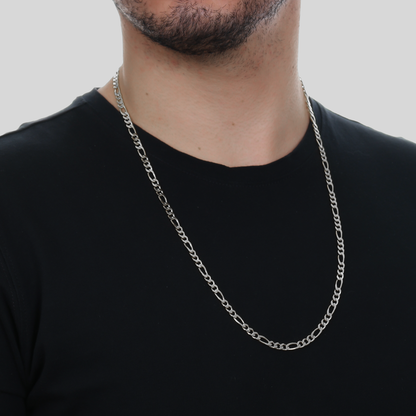 Corrente Lilith Allure Prateada Masculina Elo 3 por 1 / Lilith Allure Silver Men’s Chain 3 by 1