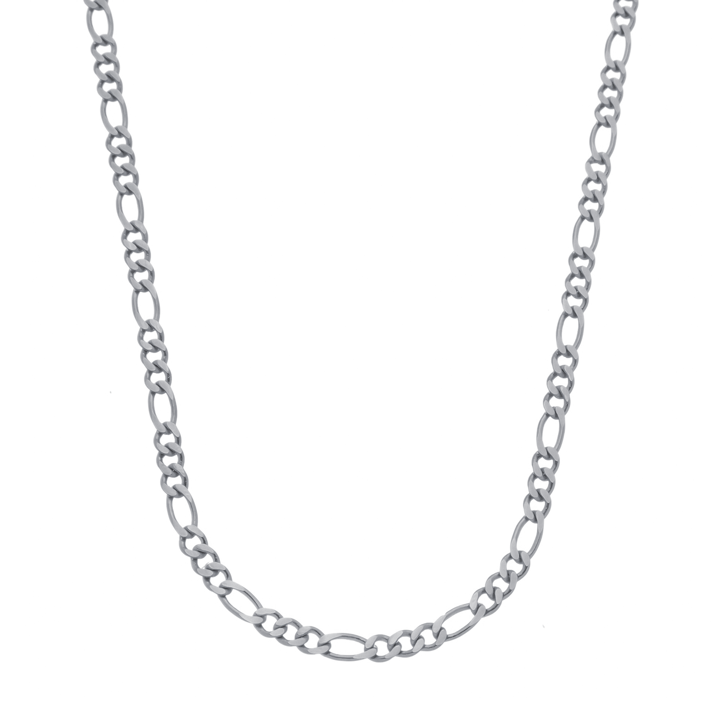 Corrente Lilith Allure Prateada Masculina Elo 3 por 1 - 4mm / Lilith Allure Silver Men’s Chain 4mm (3-in-1)