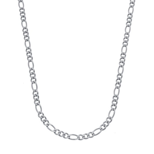 Corrente Lilith Allure Prateada Masculina Elo 3 por 1 - 4mm / Lilith Allure Silver Men’s Chain 4mm (3-in-1)