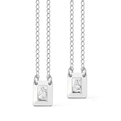 Escapulário Lilith Allure Prateado 70cm / Lilith Allure Silver-Plated Scapular Necklace – 70cm