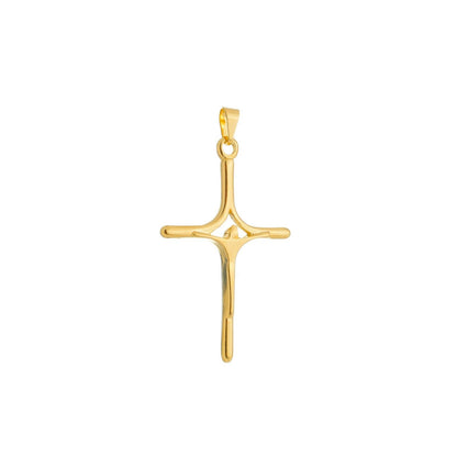 Pingente Lilith Allure Dourado Crucifixo / Pendant Lilith Allure Gold Plated Crucifix