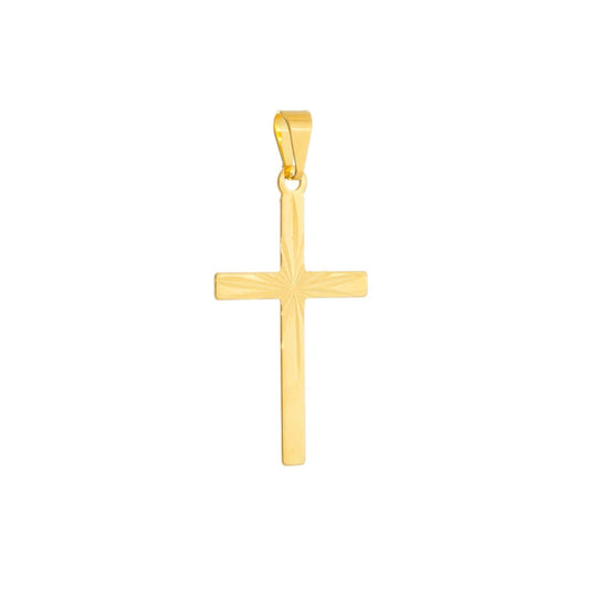 Pingente Lilith Allure Dourado Masculino de Cruz / Pendant Lilith Allure Gold Men's Cross