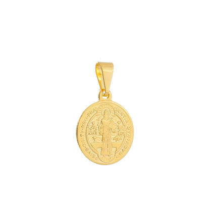 Pingente Lilith Allure Dourado Medalha de São Jorge / Pendant Lilith Allure Gold Saint George Medal
