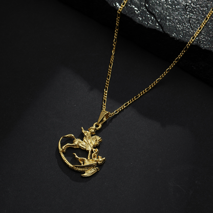 Pingente Lilith Allure Dourado São Jorge / Pendant Lilith Allure Gold Saint George