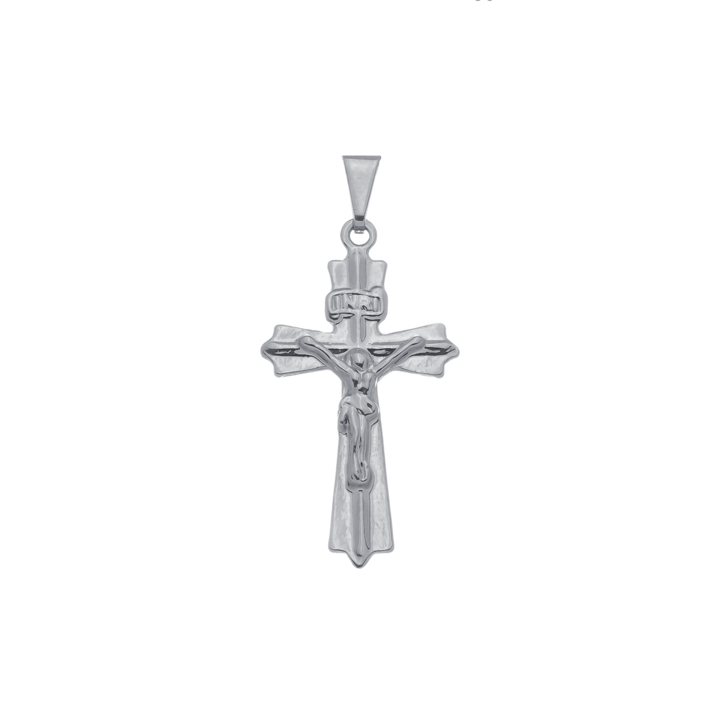 Pingente Lilith Allure Prateado Crucifixo / Lilith Allure Silver Plated Crucifix Pendant