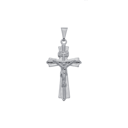 Pingente Lilith Allure Prateado Crucifixo / Lilith Allure Silver Plated Crucifix Pendant