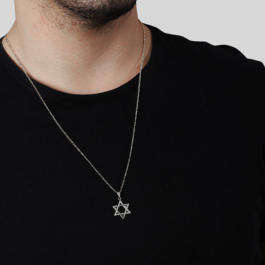 Pingente Lilith Allure Prateado Estrela de Davi / Pendant Lilith Allure Silver Star of David