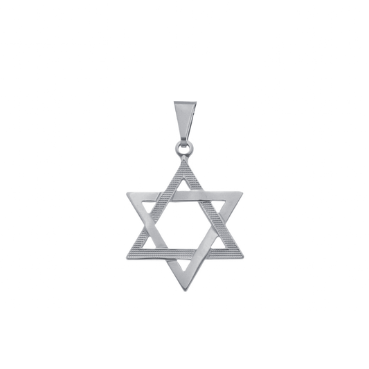 Pingente Lilith Allure Prateado Estrela de Davi / Pendant Lilith Allure Silver Star of David