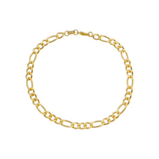 Pulseira Lilith Allure Dourada Masculina Elo 3 por 1 - 5mm / Lilith Allure Gold Men's Bracelet 3 by 1 - 5mm