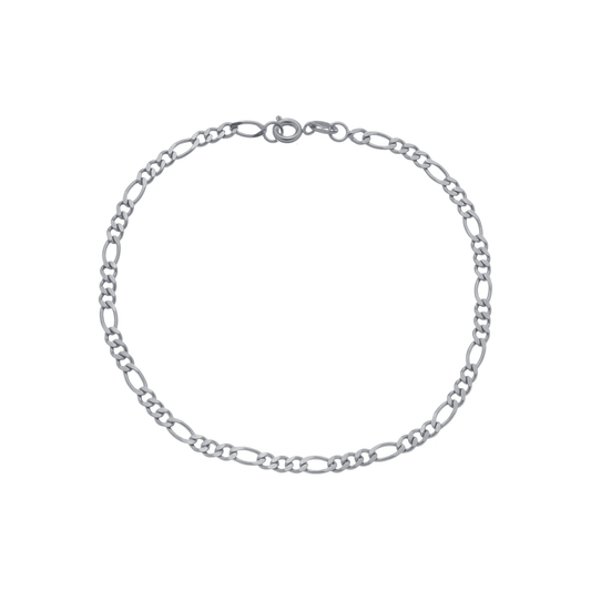Pulseira Lilith Allure Prateada Masculina Elo 3 por 1 - 4mm / Lilith Allure Silver Men's Bracelet 3-in-1 – 4mm