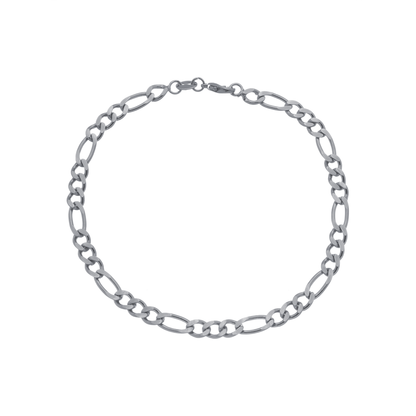 Pulseira Lilith Allure Prateada Masculina Elo 3 por 1 - 5mm / Lilith Allure Silver Men's Bracelet 3-in-1 – 5mm